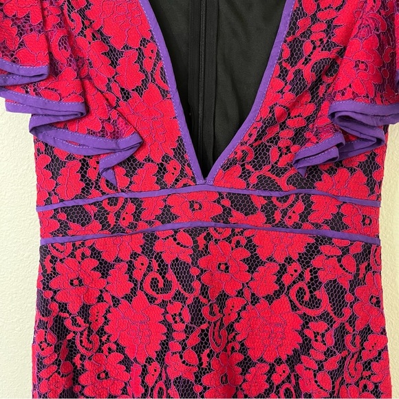 Lulus Over The Stars Lace Ruffle Mini Dress - Picture 4 of 7